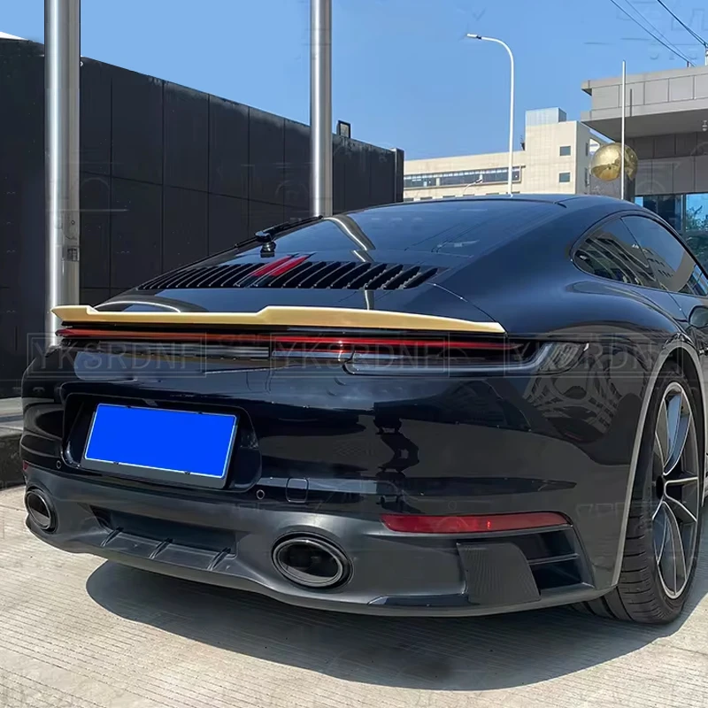 ABS 덕테일 리어윙 스포일러, 포르쉐 911 카레라 4S 992 2019 2020 2021 2022 + 용, 신상 자동차 액세서리