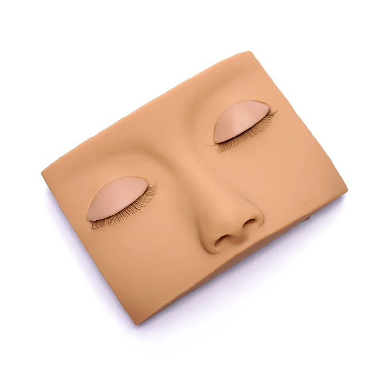 Testa di manichino Estensione ciglia Pratica Accessori per il trucco con occhi rimovibili Ciglia finte Testa modello di allenamento per innesto - immagine 4