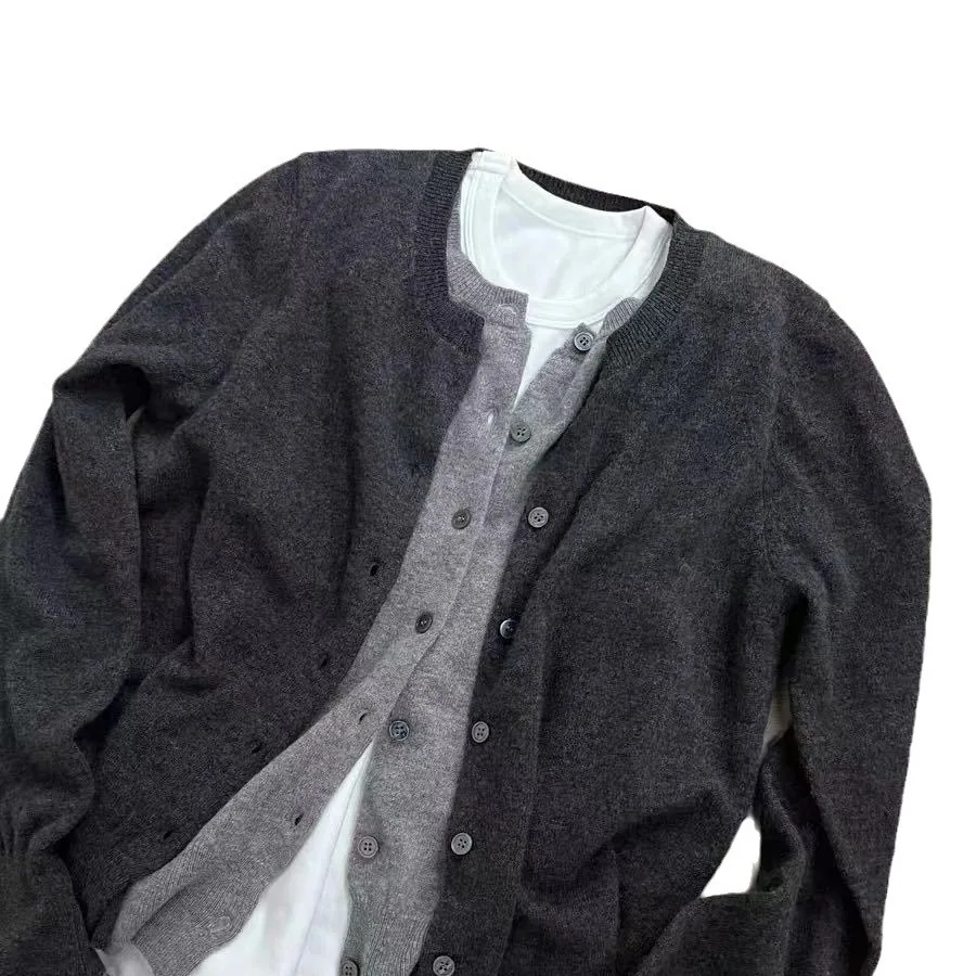 Women Autumn Knitted Sweater Cardigan Long Sleeve