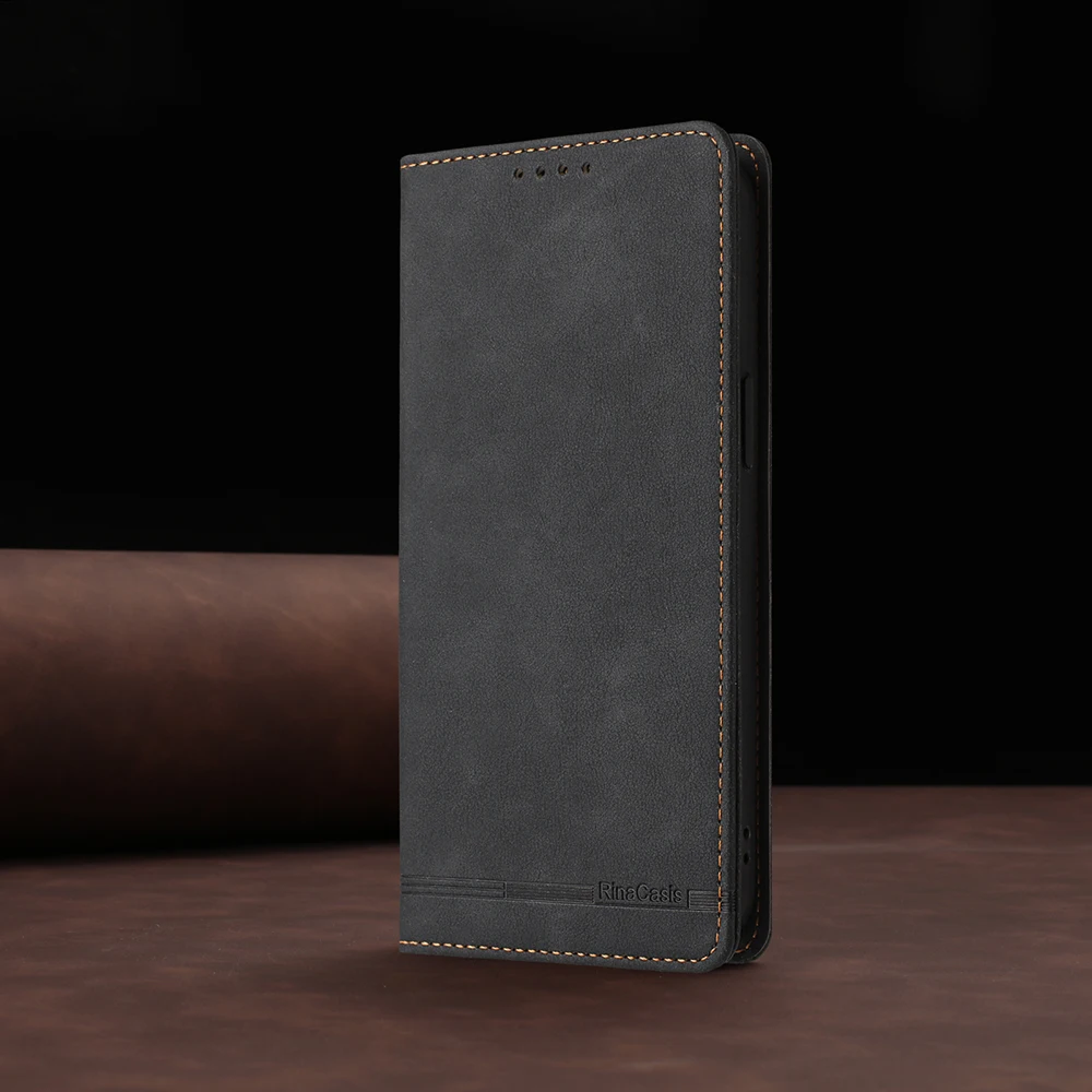 Magnetic RFID Anti-Theft Leather Book Case and Cover Bag