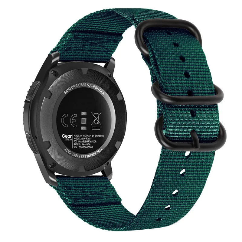 Versatile 22mm Nylon Watch Strap – Premium Bracelet