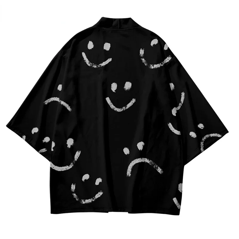 Japanese Kimono Retro Thin Coat Haori Hanfu Tops Summer Asian Streetwear Print Kimono Cardigan Shirt Japanese Robe Kimonos