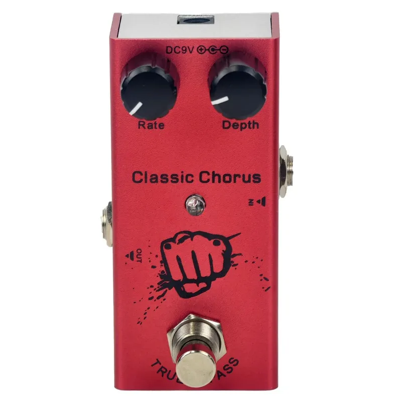 Electric Guitar Pedal Overdrive/ Distortion/Chorus/Delay/Tremolo/Analog Delay True Bypass, Durable Design for Versatile Tones
