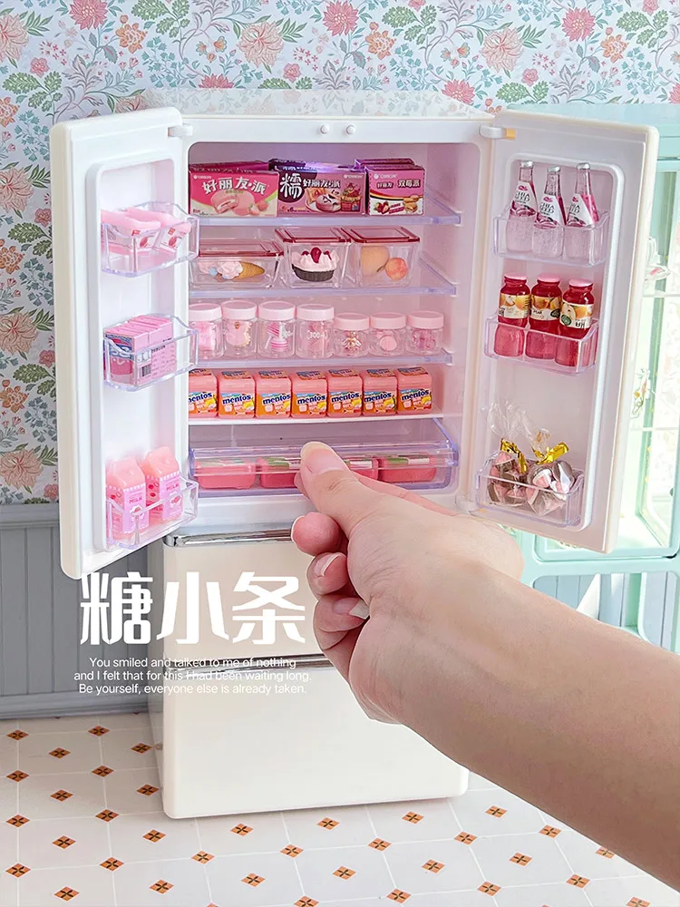 専用ページ③　ミニチュア冷蔵庫　1/6スケール ミニチュア 1/6スケール 光る冷蔵庫 全7色 - メルカリ