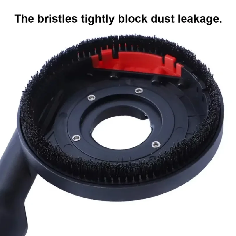 Universal Surface Cutting Dust Shroud 100/125mm For Angle Grinder Built-in Tight Bristles Dust Collector Attachment Cover Tool