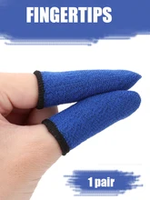  2x Finger Cover Breathable Gaming Controller Finger Sleeve Sweat Proof Game Touch Screen Sensitive Shoot Thumb Gloves 
