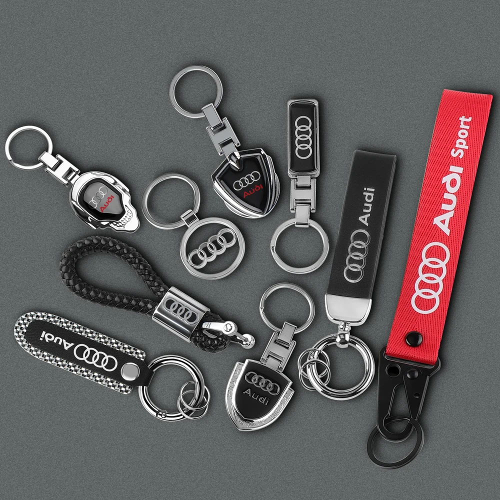 Volkswagen VW GTI Metal Key Ring With PU Leather - Genuine VW Accessories Keychain