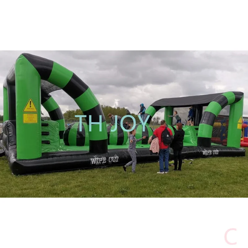 Mechanical 7m Wipe Out Games, Inflatable Meltdown Games,inflatable Wipeout  Course For Sale - Inflatable Toys - AliExpress