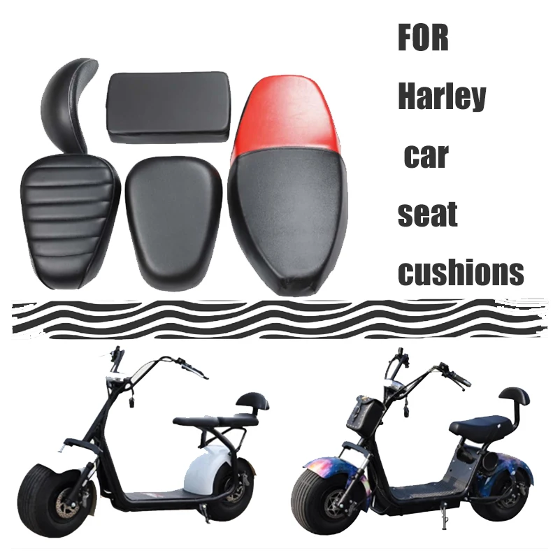 

Аксессуары для электромобиля citycoco Harley универсальные оригинальные подушки для заднего сиденья и модификация спинки