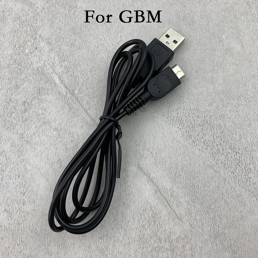 

60pcs/lot 1.2m USB Power Supply Charging Charger Cable For Nintendo Game Boy Micro GBM Console Accessories