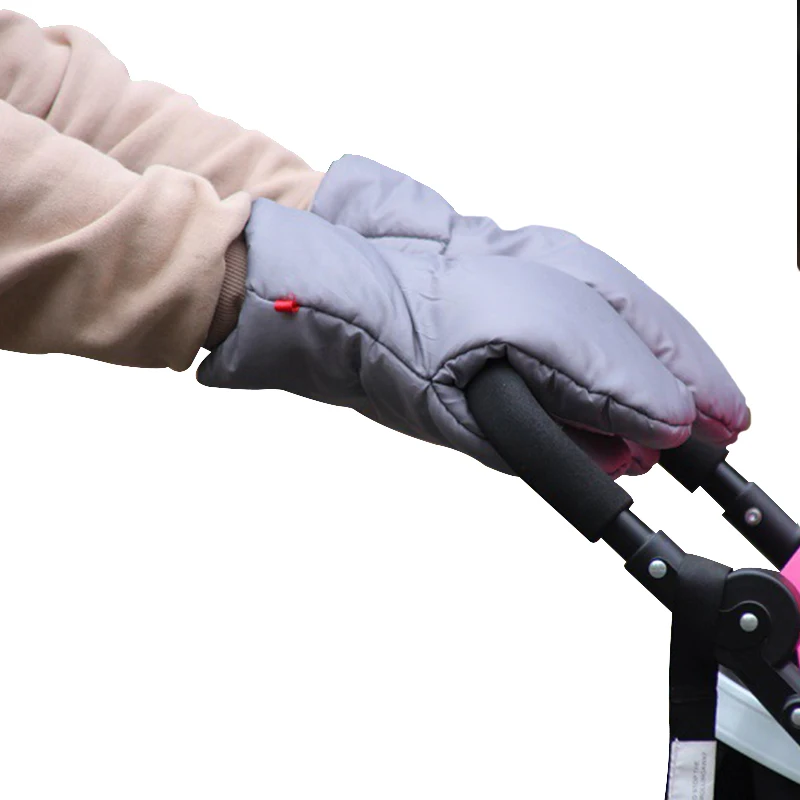 Description Picture 4 of itemWinter Pram Hand Muff Baby Carriage Pushchair Warm Fur Fleece Hand Cover Buggy Clutch Cart Muff Glove Stroller Accessories