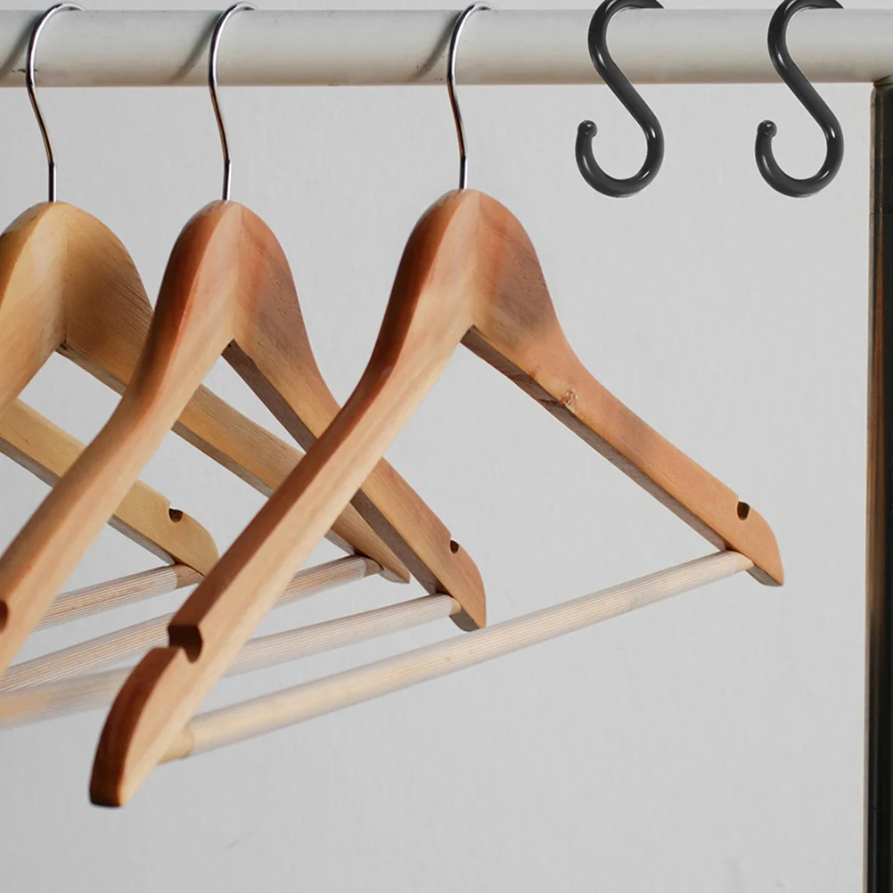 

50 Pcs Hook up Clothes Hangers Multi-functional Hooks for Kitchen Multifunction