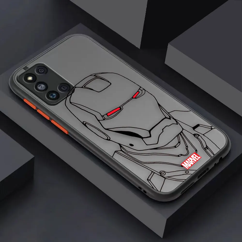 thumbnail image 1 of Funda mate para Samsung Galaxy M62 M53 M52 M51 M33 M32 M31 M30S M23 5G J8 J7 J6 J5 Funda Coque Shell Marvel Lron Man Comics, 1 of 5