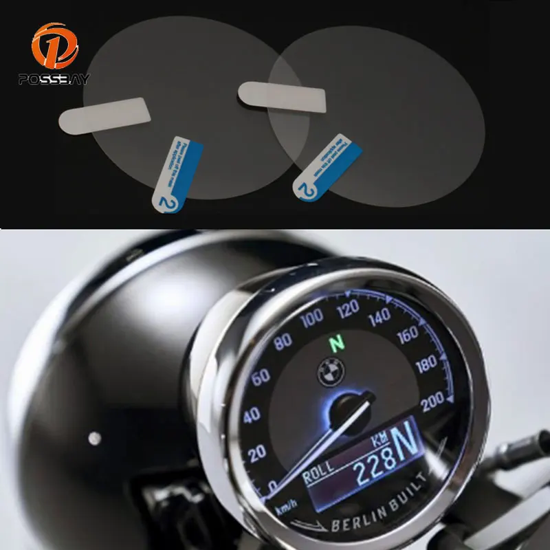 YBRAVO Motorcycle Screen Protector Motorcycle TPU Instrument