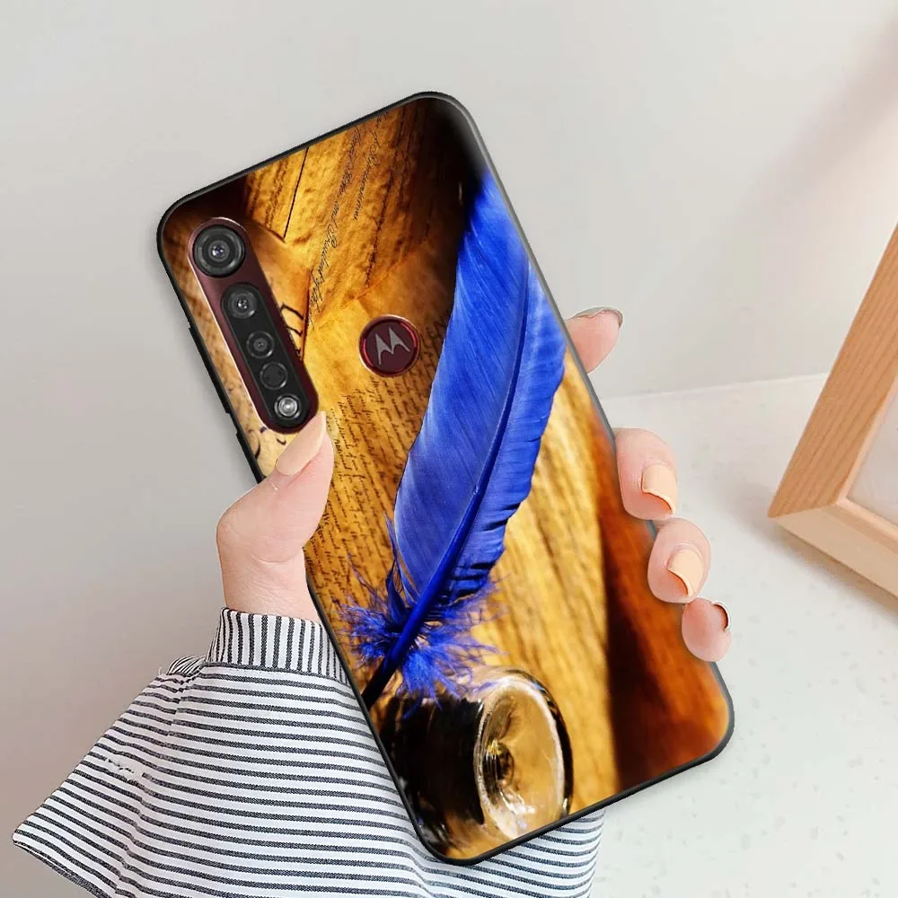 Sleek Matte Silicone Protective Case - Fashion TPU Back Cover for Motorola Moto G8 Plus, G8 Play & G8 Power