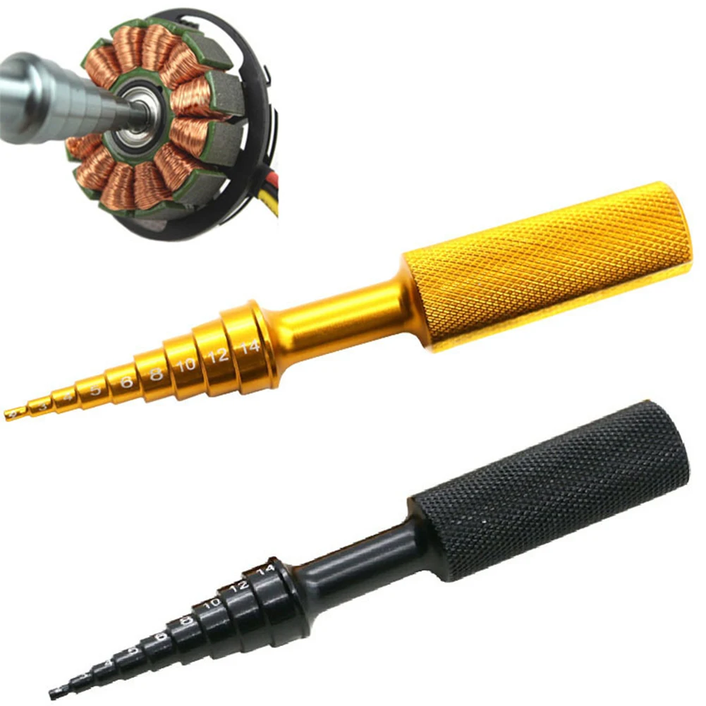 

Aluminum Alloy Bearing Removal Tool For Model Car, Model Ship Helicopter Non-slip Handle Bearing Screwdriver 2-14mm