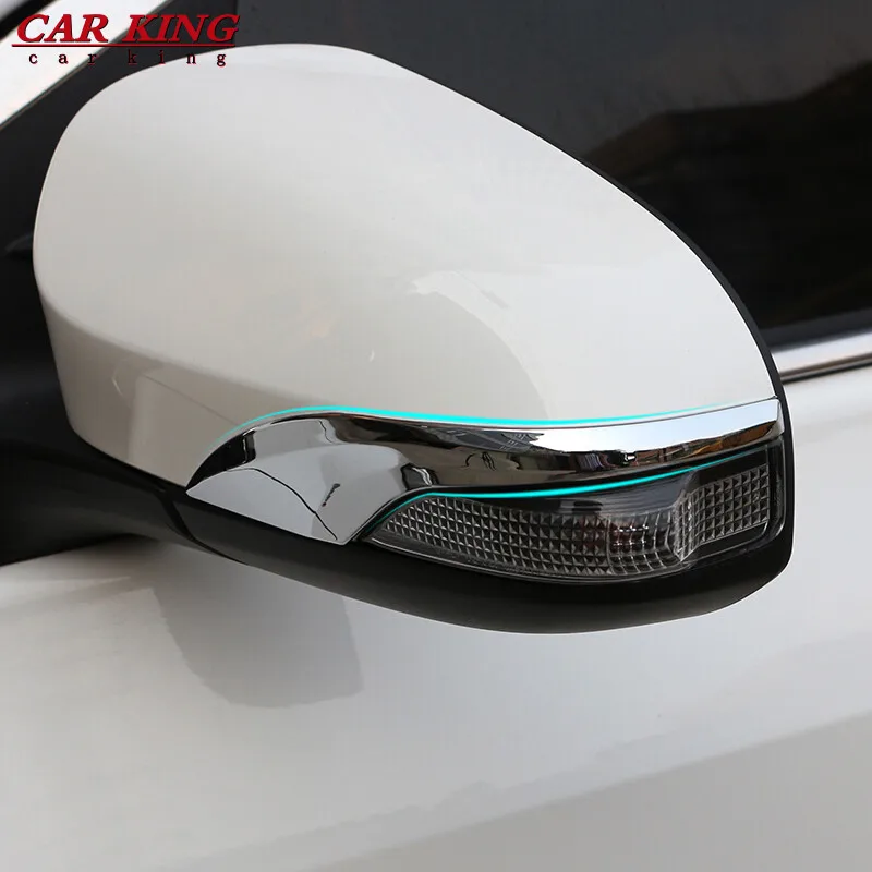 

Для Toyota YARIS VITZ 2017 2018 2019 аксессуары ABS хром Автомобильное зеркало заднего вида Декоративная полоса крышка отделка стикер автостайлинг