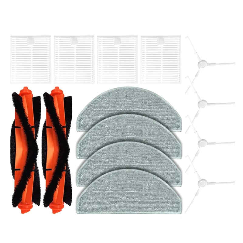 

Запчасти для Xiaomi Mijia 3C Plus C103, аксессуары, основная боковая щетка, Hepa фильтр, швабра