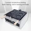2 In 1 Waffle Sticks Maker 10 Yen Coin Waffle Maker Waffles on a Stick Maker Stainless Steel, 50-300℃ Temp Control, 5-min Timer 6