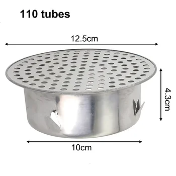 สแตนเลสห้องน้ําท่อระบายน้ําผม Catcher ระเบียงระบายน้ําปลั๊กสวนกลางแจ้งหลังคา Anti-blocking ชั้นกรอง 12