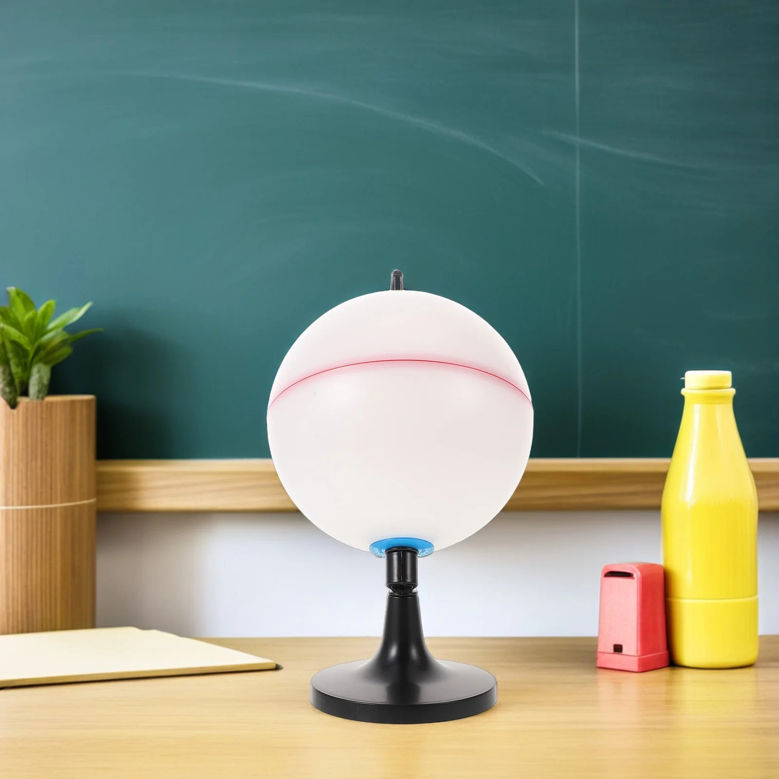 14cm 지구본, 건식 지우기 가능한 교육용 지리 도구, 어린이용 인터랙티브 DIY 페인팅 회전 지구본, 교실 학습용