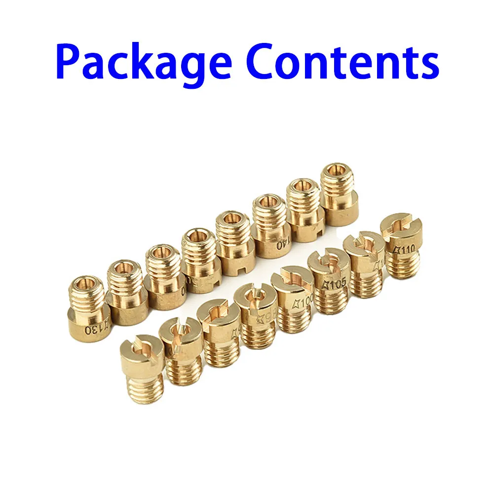 

16pcs Carburetor Main Jet Kit For PWK OKO CVK 90 92 95 100 105 108-150 Metal Car/Motorcycle Carburetor Accessories