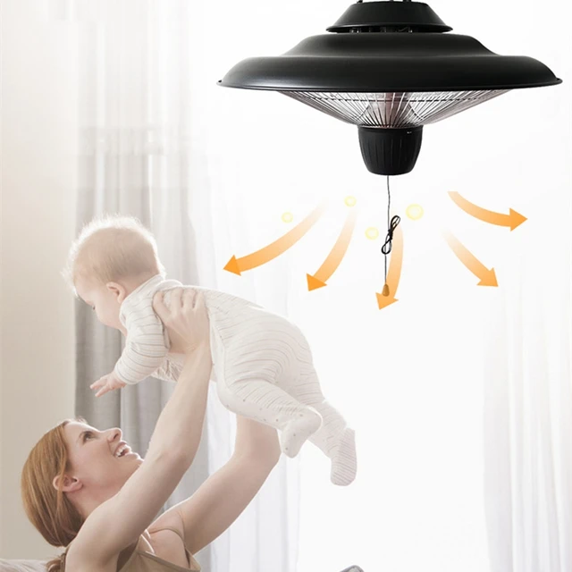 Függő Nagy Teljesítményű Elektromos Fűtőberendezés Vízálló Kültéri Udvar - Image 4