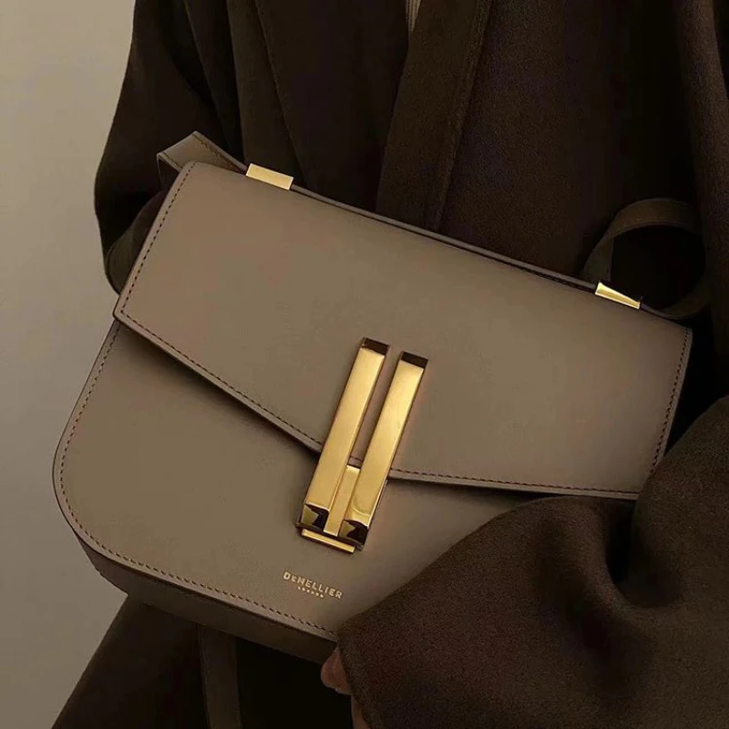 

Leather Shoulder Bag for Women Ladies Handbags Niche Design Premium Feeling Leather Women's Bag Shoulder Crossbody