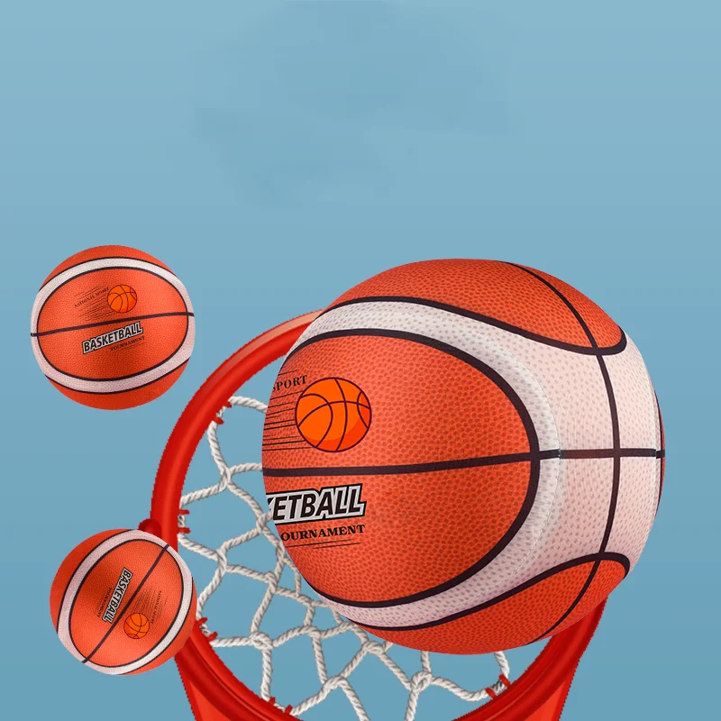 Bouncing Mute Silent Basketball Squeezable Mute Bouncing Basketball Indoor Silent Ball Foam Cloth Wrapped Package