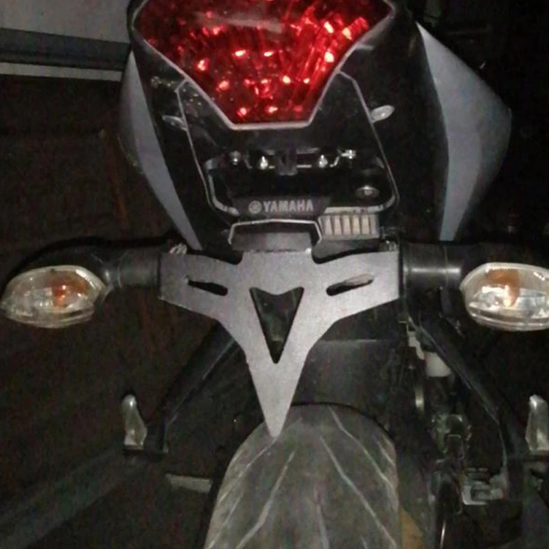 MTKRACING For YAMAHA YZF-R3 YZF-R25 YZFR3 YZFR25 YZF R3 R25-License Plate Holder LED Light Tail Tidy Fender Eliminator