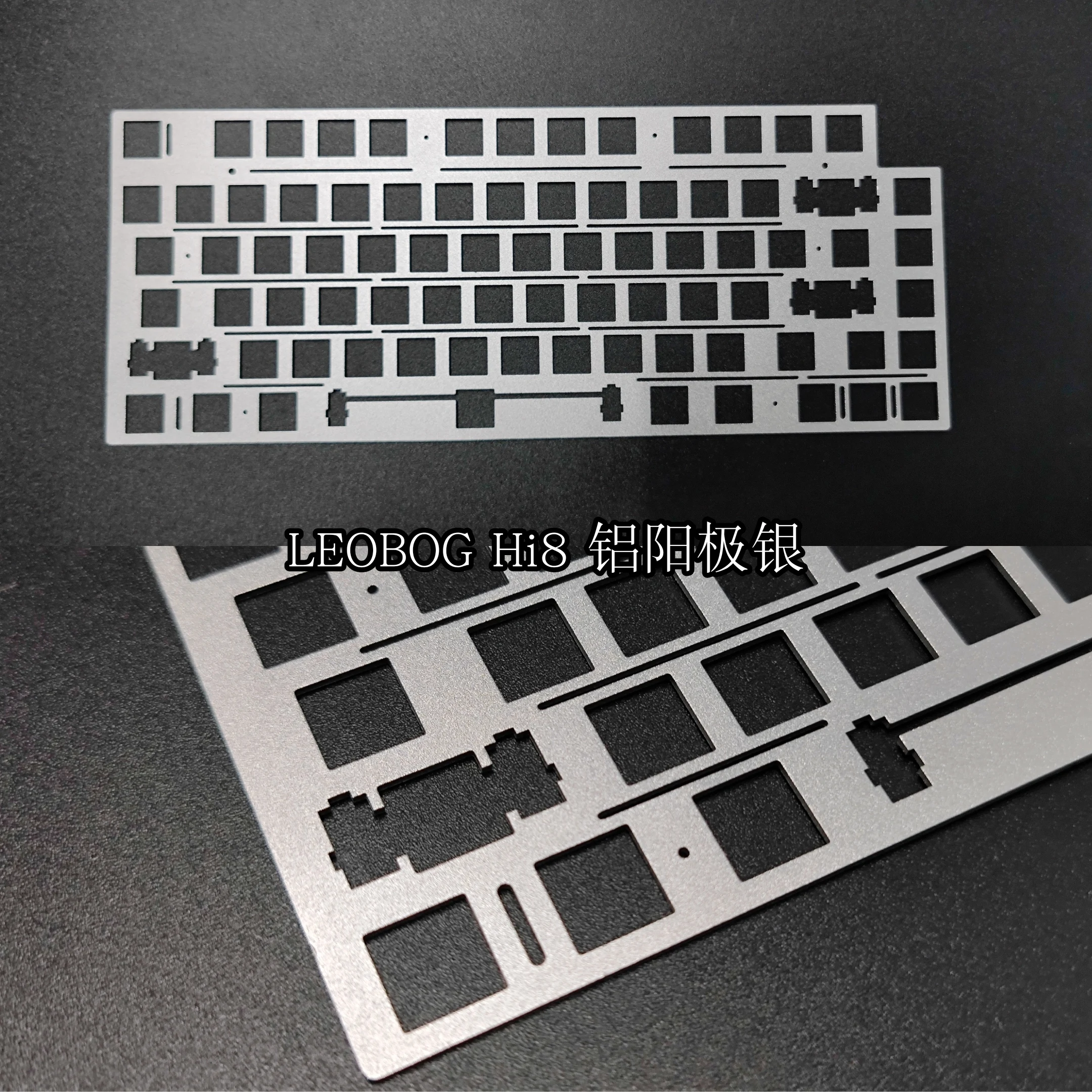 Leobog Hi8 Alumínio Fibra de Carbono Placa de Teclado de Aço Fr4 Placa Montada Estabilizador tipo - Imagem 4