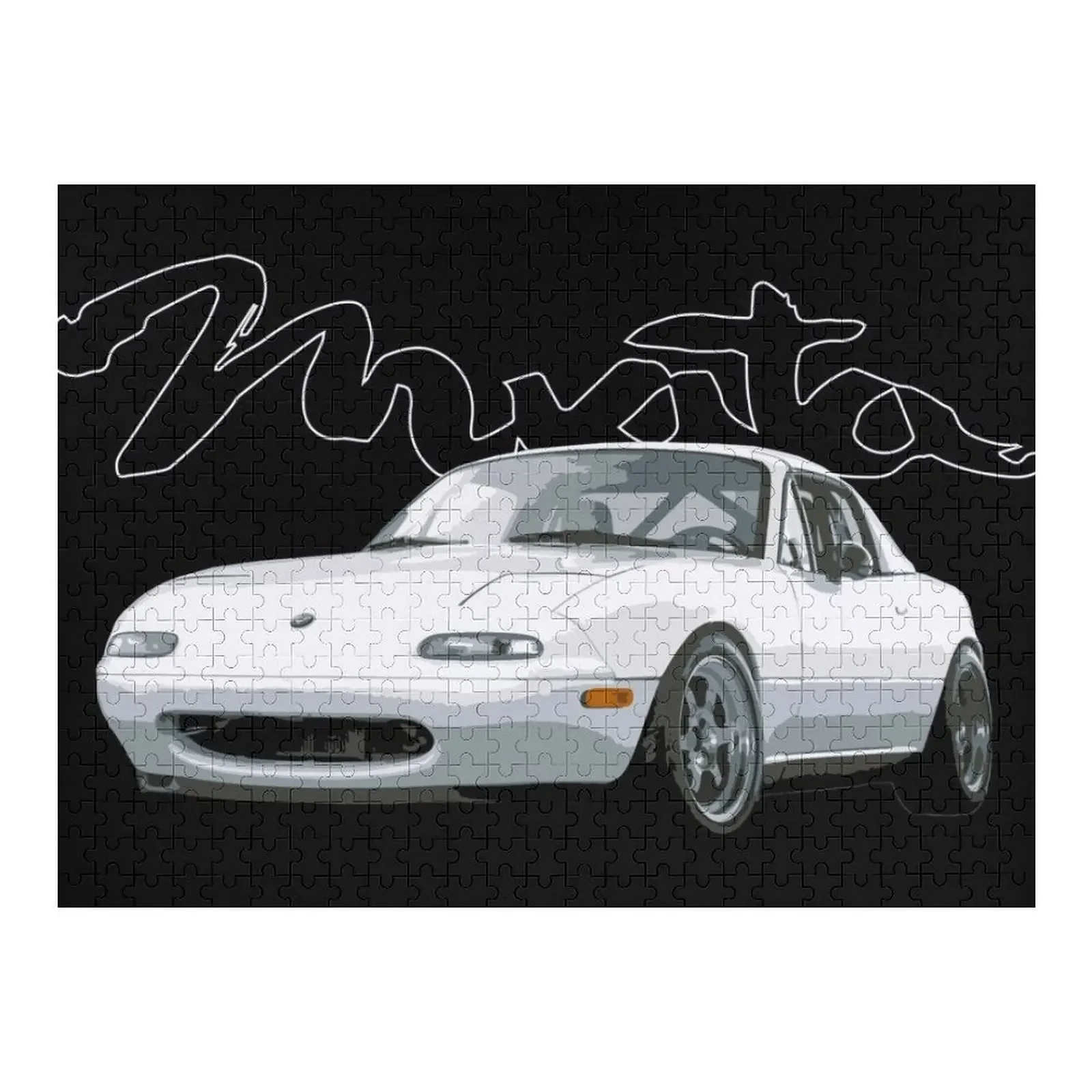 na mx-5 roadster coupe Initial D Drift Racing MX5 miata NA Roadster te37 Jigsaw Puzzle Personalized Photo Gift Puzzle