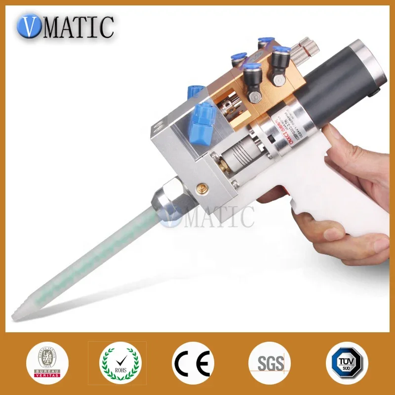 Epoxy Resin Two-component Glue Gun Ab Dynamic Electric Stirring Mixing Dispensing Hand-held Filling Valve