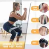 WOSWEIR-1 PC Elastic Rubber Bands Set for Women Men for Fitness Gym Home Resistance Booties Band Hip Circle Expander Workout 3