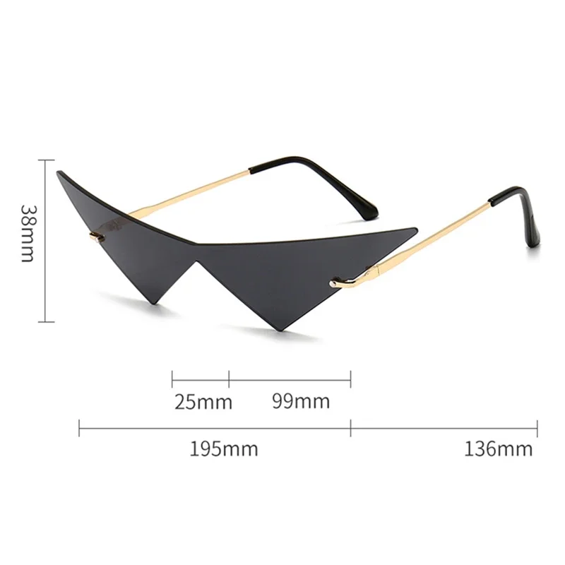 Halloween Cosplay Anime Tengen Toppa Gurren-Lagann Brille Gothic Punk Sonnenbrille Hip-Hop Brillen für Unisex Accessoires Requisite – Detail 1