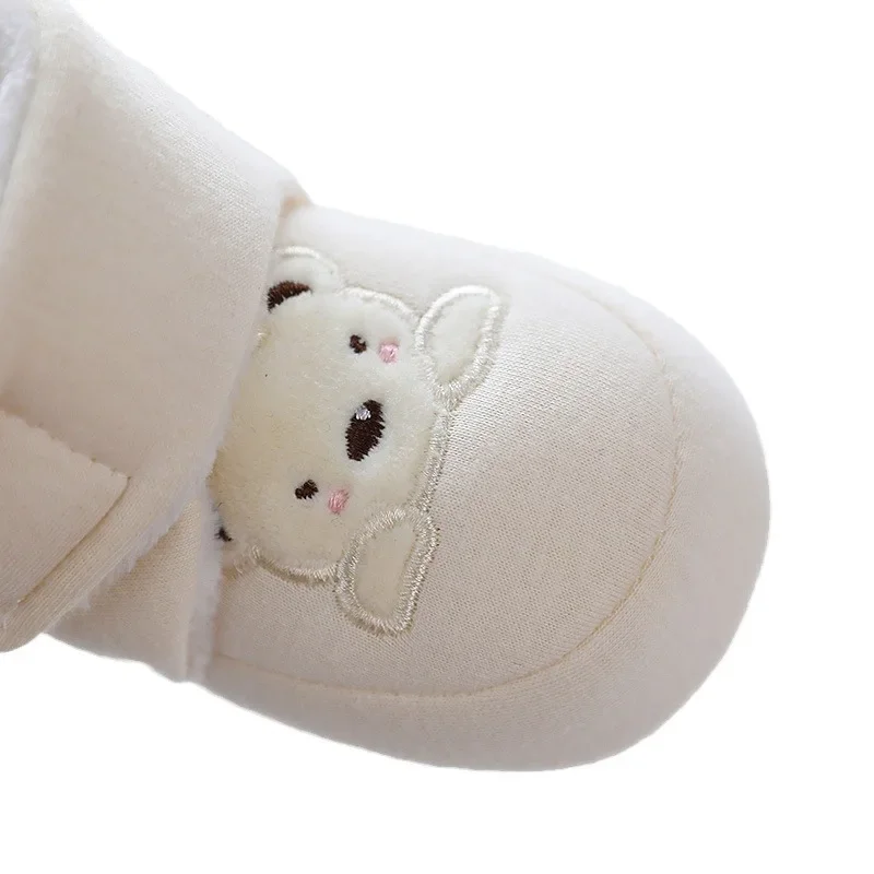 Winter New Cute Cartoon Baby Booties Boy Girl Boots Cotton Soft-Sole Non-Slip Warm Toddler First Walkers Infant Crib Shoes 5