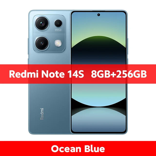 スマートフォン本体 Redmi Note 14S Ocean Blue 8GB 256GB スマートフォン本体 Redmi Note 14S Ocean Blue 8GB 256GB Amazon.com