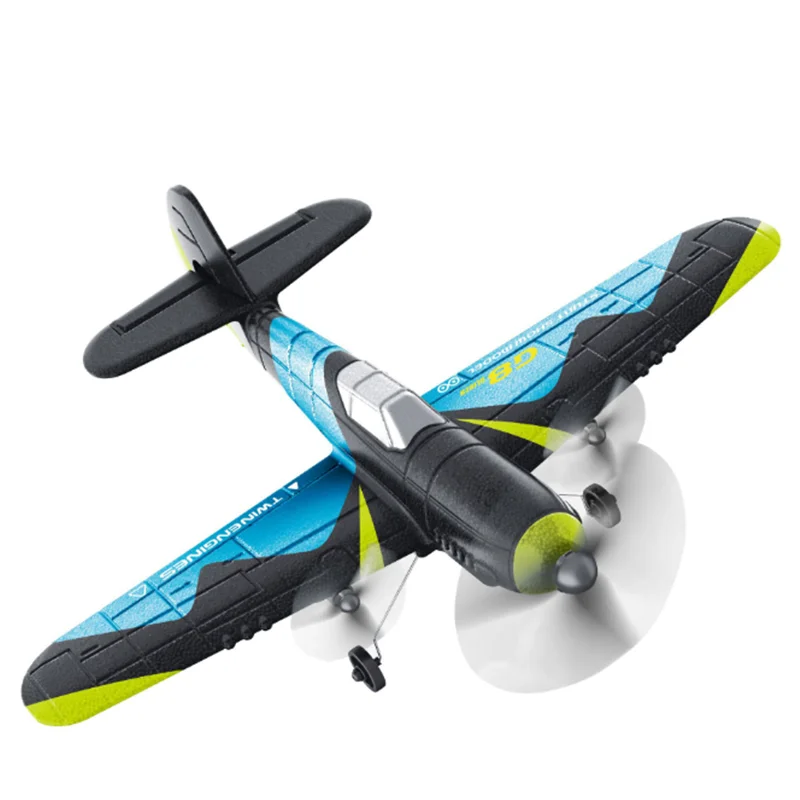 Avion RC télécommandé 2.4GHz, 20min vol, 200m portée, 3.7V 800mAh