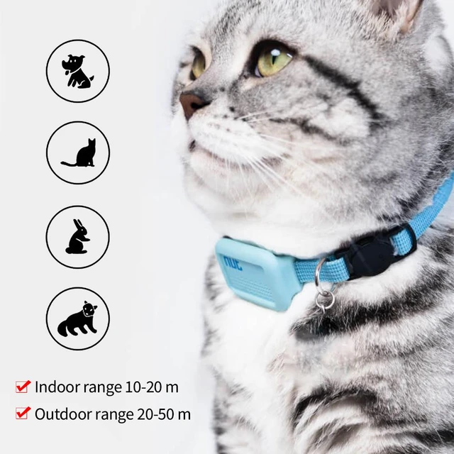 Collar localizador resistente, multifuncional, portátil, para mascotas, gato,  funda protectora GPS - AliExpress