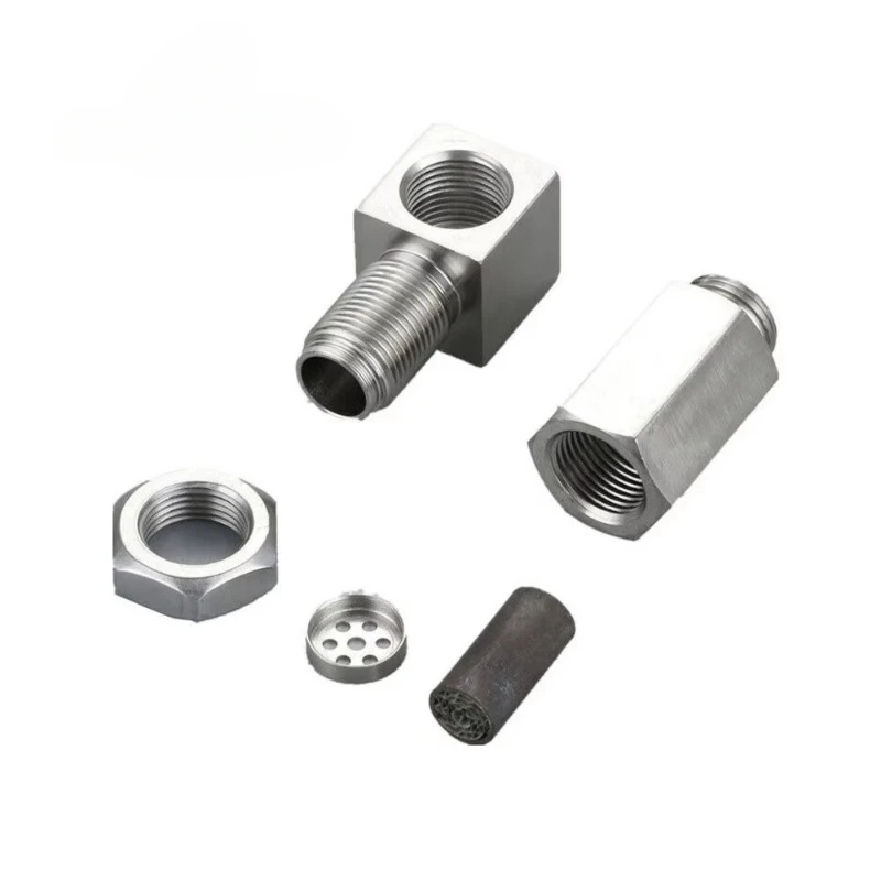 O2 Sensor M18*1.5 Universal 90 Degree Mini Catalyst O2 Sensor Oxygene Sensor With Mini Catalytic Converter