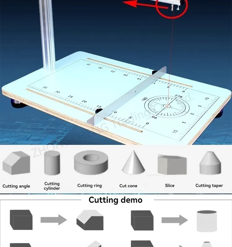 Electric Wire Cutting Machine Foam Sponge Ribbon KT Board Knife Extruded Board E