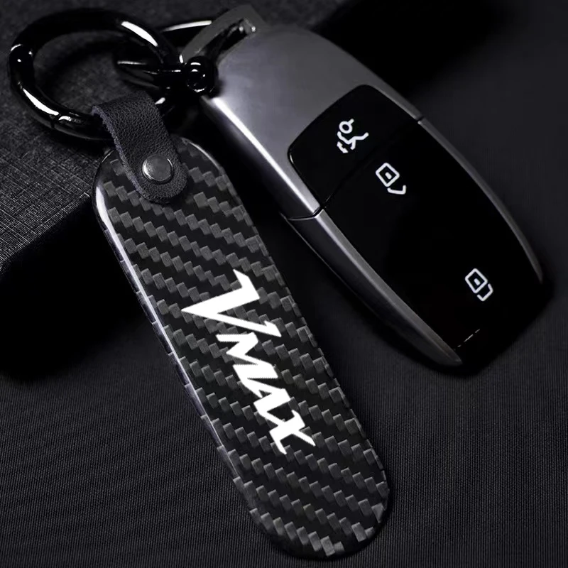 Per Yamaha Vmax 1200 Vmax 1700 Vmax1200 Logo Personalizzato Portachiavi Moto Portachiavi In Fibra Di Carbonio