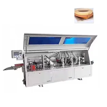 hot selling woodworking pre milling automatic pvc 45 degree bevel edge banding machine for furniture mdf plywood kitchen cabinet