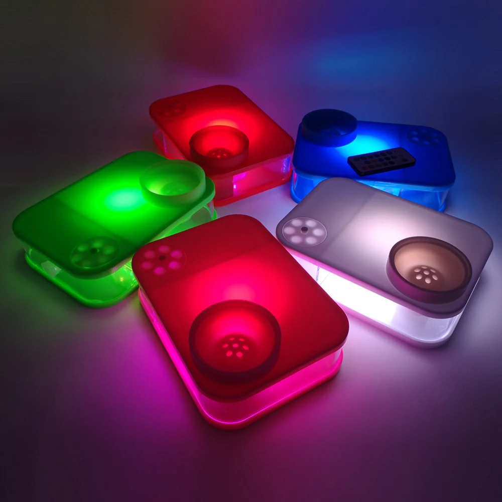 Square Acrylic Hookah Set with LED Light Bongs in Australian