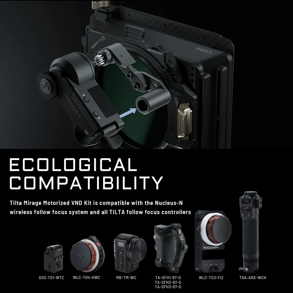 TILTA MB-T16-B Mirage Motorized Matte Box with VND Filter