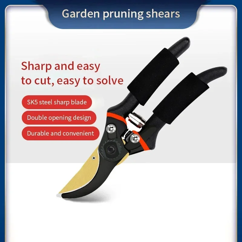 10 Inch Golden Eagle Beak Fruit Tree Pruning Shears, Rough Branch, Energy Efficient Flower Gardening, Home Use 3