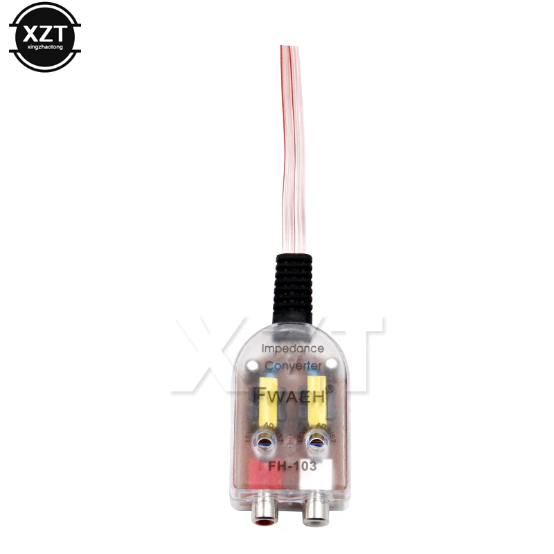 Speaker to RCA Level Adaptor High to Low Sockets Auto Line Out audio amplifier board