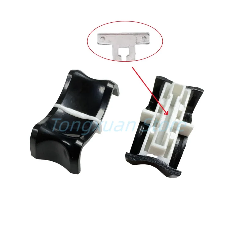 Mixer Sound Card Fader Caps Straight Slide Push The Key Knobs Potentiometer Knob T-shaped 1x8MM Inner Hole 5pcs potentiometer knob cap mixer knob cap plastic knob cap