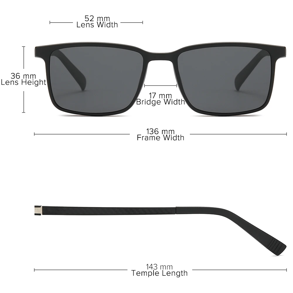 Gafas de sol magnéticas polarizadas para hombre, lentes con Clip, UV400,  con visión nocturna, para conducir, graduadas, 3 piezas - AliExpress