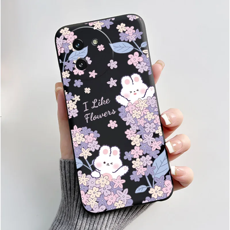 Stylish Black Love Shockproof Silicone Phone Case